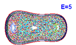 Poincaré section A=1, E=5